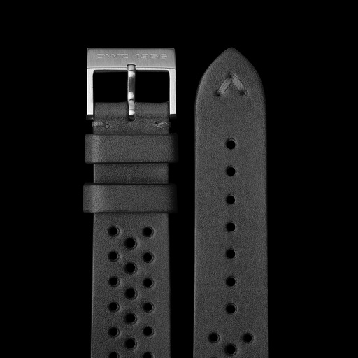 Black leather strap for Rallychron